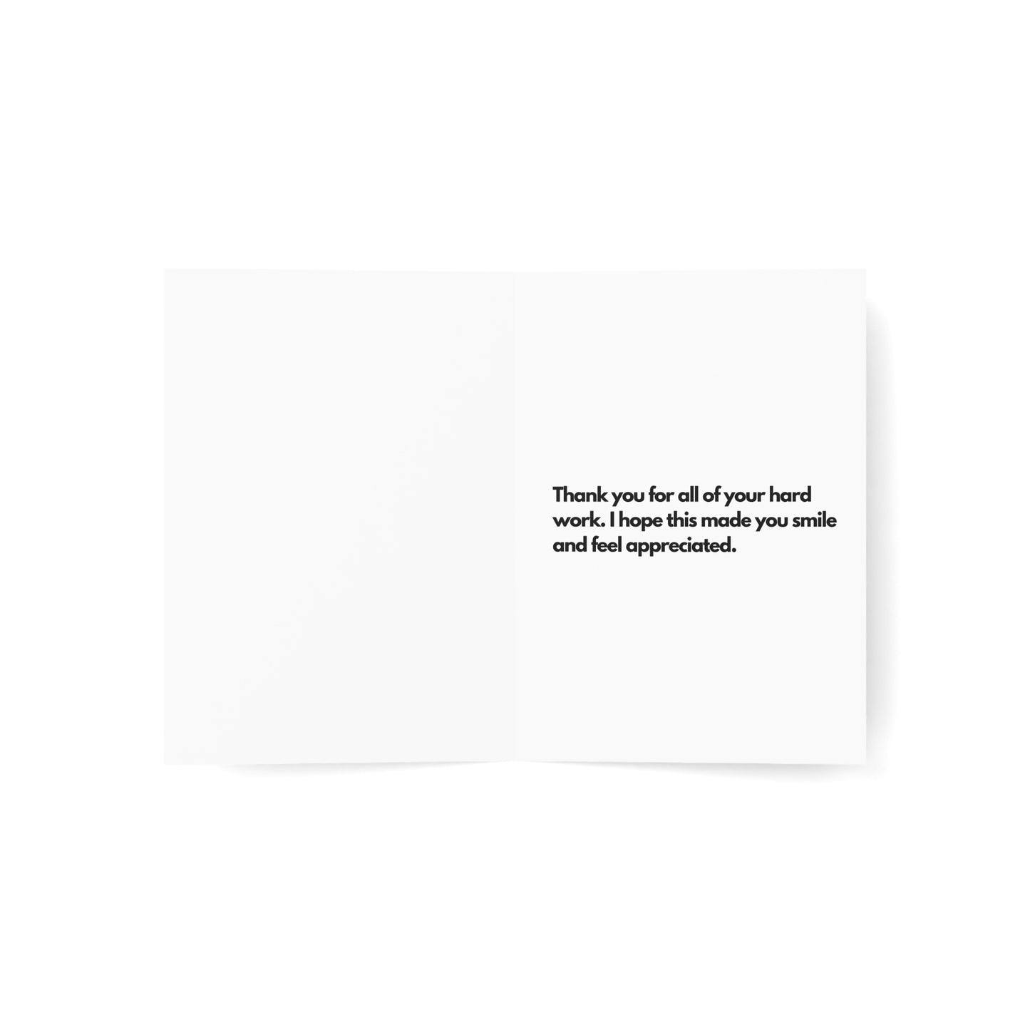 Music Legend Thank You Card 5X7 – Perfect for Staff Appreciation, Business Gratitude & Special Occasions